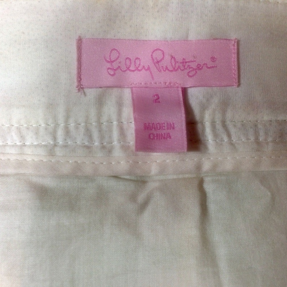 Lilly Pulitzer Skirt Sz 2 Pineapple Tropical Fruit - Picture 6 of 8